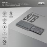 Obudowa/Stacja klonująca DIGITUS USB 3.1 Typ C na dyski SSD M.2 NVMe 20Gbps aluminiowa, beznarzędziowa - 10