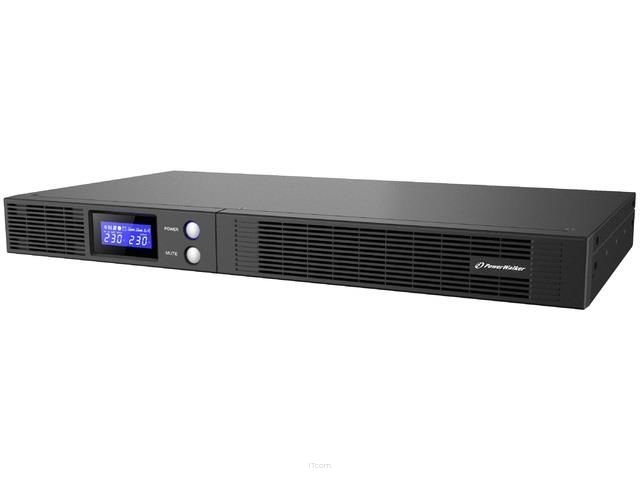 Zasilacz awaryjny UPS Power Walker Line-Interactive 750VA R1U 4x IEC Out, USB HID/RS-232, Rack 19