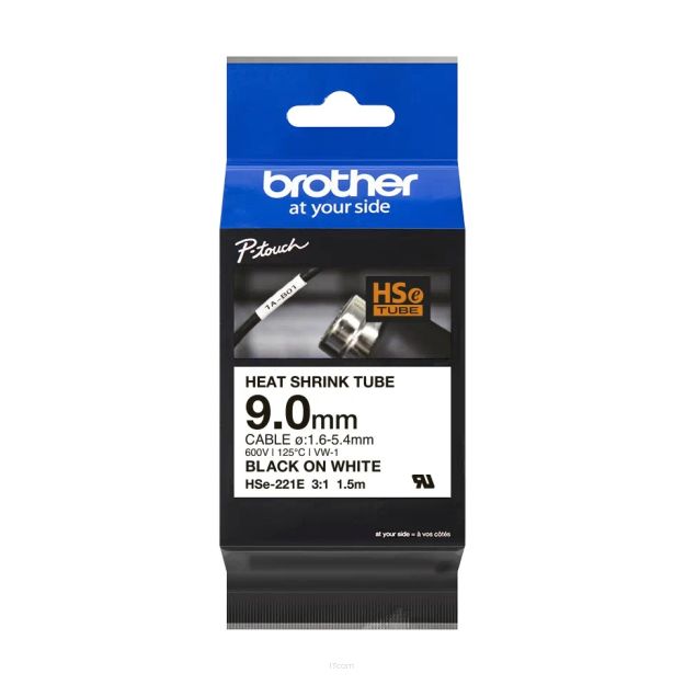 Brother rurki termokurczliwe 9.0mm HSe-221E