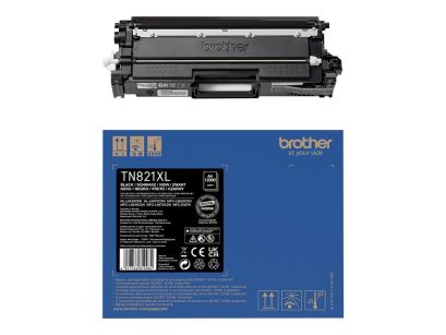 Toner oryginalny Brother TN-821XLBK wyd. 12 tys.