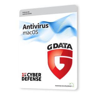 Oprogramowanie G DATA Antivirus Mac 1 stanowisko 1rok karta-klucz