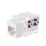 Moduł keystone Jack RJ45 UTP kat. 5e z zaciskiem, biały Netrack - 5