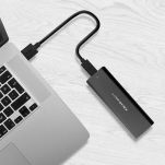 Obudowa/kieszeń Qoltec do dysków M.2 SSD | NVME | PCI-E | USB typ C - 4