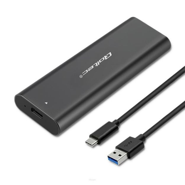 Obudowa/kieszeń Qoltec do dysków M.2 SSD | NVME | PCI-E | USB-C