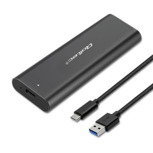Obudowa/kieszeń Qoltec do dysków M.2 SSD | NVME | PCI-E | USB-C