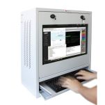 Szafa Techly na komputer przemysłowy PC i monitor dotykowy 22