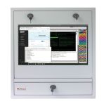 Szafa Techly na komputer przemysłowy PC i monitor dotykowy 22