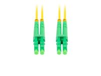 Patchcord światłowodowy Lanberg SM LC/APC-LC/APC DUPLEX 3.0mm LSZH G657A1 1m żółty - 2