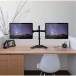 Uchwyt biurkowy Techly na 2 monitory 13