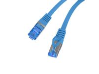 Patchcord Lanberg S/FTP kat.6A 0,25m LSZH CCA fluke passed niebieski - 3