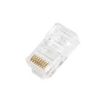 Wtyk RJ45 (8P8C) przelotowy DIGITUS kat.5e nieekranowany, AWG 26-24, opakowanie 100 szt. - 2