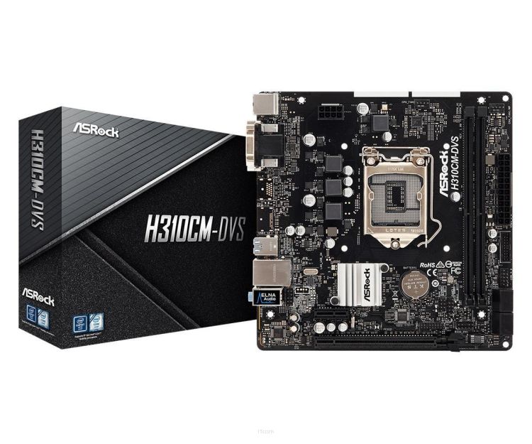 Płyta ASRock H310CM-DVS /H310/DDR4/SATA3/USB3.1/PCIe3.0/s.1151/mATX