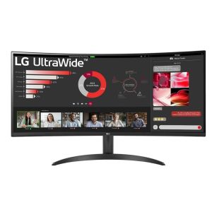 Monitor LG 34" UltraWide 34WR50QK-B Curved VA WQHD 100Hz 2xHDMI DP