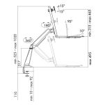 Stelaż do monitorów stanowiskowych LogiLink BP0040 13-32