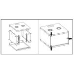 Szafa wisząca Intellinet BASIC, 9U, 540x400, Rack 19