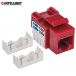 Moduł Keystone Intellinet RJ45 UTP Cat.6, czerwony - 4