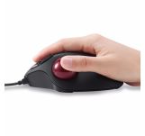 Mysz przewodowa Perixx PERIMICE 517 laserowa trackball 34mm czarna - 3