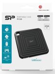 Dysk zewnętrzny SSD Silicon Power PC60 256GB USB-C 540/500 MB/s USB 3.1 Typ-C black - 2