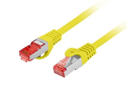 Patchcord Lanberg S/FTP kat.6 5m LSZH CU fluke passed żółty
