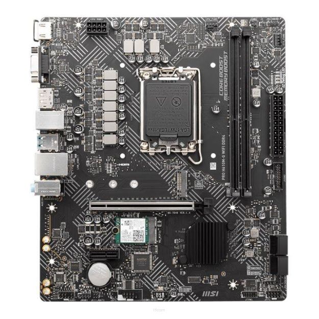 Płyta MSI PRO H610M-G WIFI DDR4 /H610/DDR4/SATA3/M.2/USB3.0/WiFi/BT/PCIe4.0/s.1700/mATX