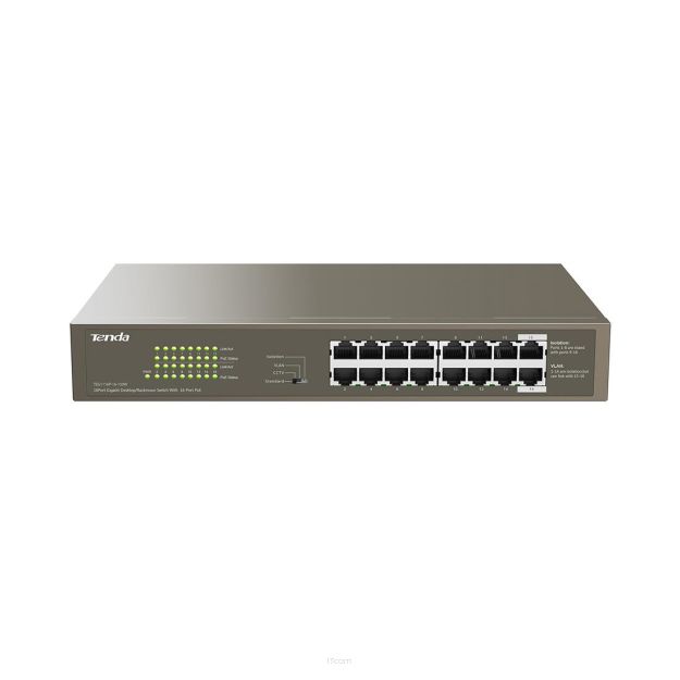 Switch zarządzalny Tenda TEG1116P-16-150W  16-port 1GbE PoE 150W