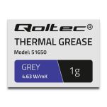 Pasta termoprzewodząca Qoltec 4.63W/m-K | 1g | Szara - 2