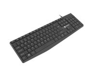 Klawiatura przewodowa Natec Nautilus US slim czarna - 2