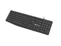 Klawiatura przewodowa Natec Nautilus US slim czarna - 3