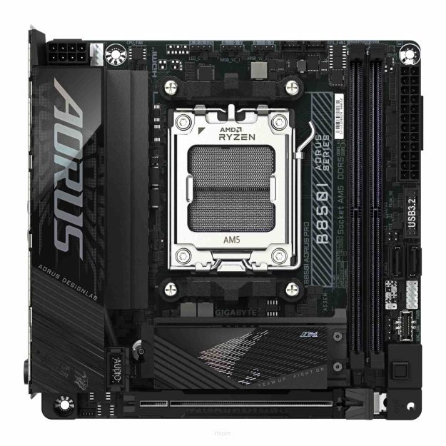 Płyta Gigabyte B850I AORUS PRO /AMD B850/DDR5/SATA3/M.2/USB3.1/PCIe5.0/WiFi/BT/AM5/Mini-ITX