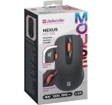 Mysz bezprzewodowa Defender NEXUS MS-195 optyczna bezklikowa silent 1600dpi czarna - 6