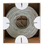 Kabel instalacyjny TechlyPro skrętka Cat6 S/FTP drut, CCA, 305m szary - 2