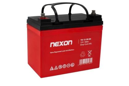 Akumulator żelowy Nexon TN-GEL 12V 38Ah long life(12l) - głębokiego rozładowania i pracy cyklicznej