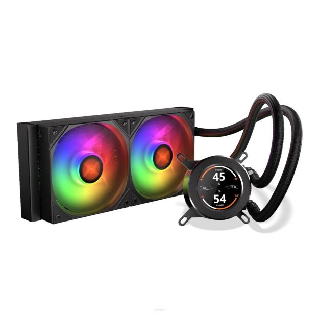 Chłodzenie wodne KRUX HydroGlance 240 ARGB LCD (KRXE003) 120 mm