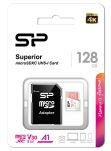 Karta pamięci Silicon Power microSDXC Superior 128GB V30 UHS-1 U3 A1 + ADAPTER - 2