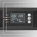 Zasilacz awaryjny UPS Qoltec do RACK | 2kVA | 2000W | Power Factor 1.0 | LCD | On-line - 5