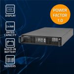 Zasilacz awaryjny UPS Qoltec do RACK | 2kVA | 2000W | Power Factor 1.0 | LCD | On-line - 3