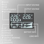 Zasilacz awaryjny UPS Qoltec do RACK | 2kVA | 2000W | Power Factor 1.0 | LCD | On-line - 9