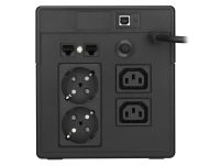 Zasilacz awaryjny UPS Power Walker Line-Interactive 1000VA 2xSCHUKO+2xIEC RJ USB LCD - 2