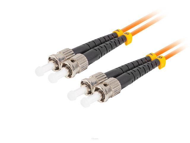 Patchcord światłowodowy Lanberg MM ST/UPC-ST/UPC DUPLEX 3.0MM OM2 50/125 LSZH 5m pomarańczowy