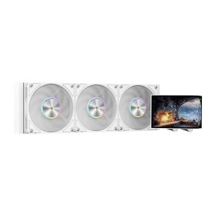 Chłodzenie wodne KRUX HydroArc 360 White ARGB LCD (KRXE011) 120 mm