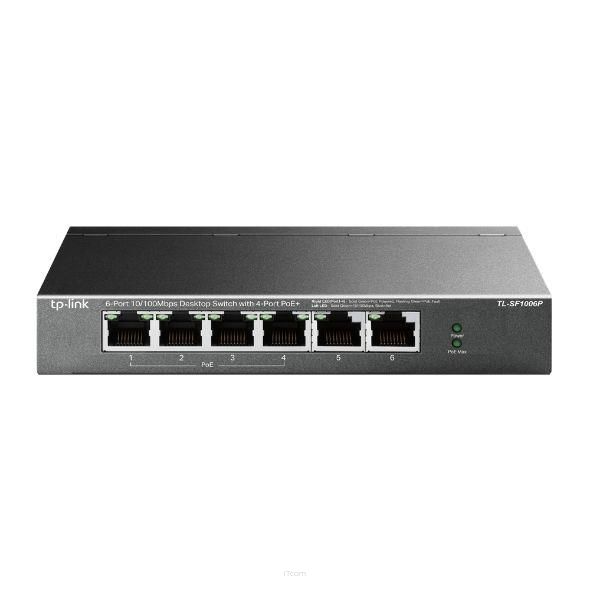 Switch niezarządzalny TP-Link TL-SF1006P 6x10/100 4xPoE+