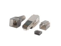 Wtyk sieciowy Lanberg beznarzędziowy RJ-45 8P8C kat. 6A FTP - 3