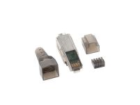 Wtyk sieciowy Lanberg beznarzędziowy RJ-45 8P8C kat. 6A FTP - 2