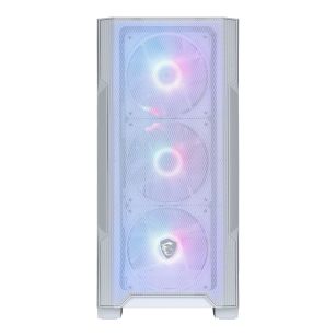 Obudowa MSI MAG FORGE M100R WHITE mATX z oknem, bez zasilacza