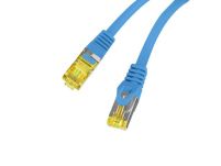 Patchcord Lanberg FTP kat.6A 0,25m LSZH CU fluke passed niebieski - 3