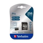 Karta pamięci Micro SDXC Verbatim Pro U3 256GB (100/90 MB/s) Class 10 U3 V30 + adapter - 2