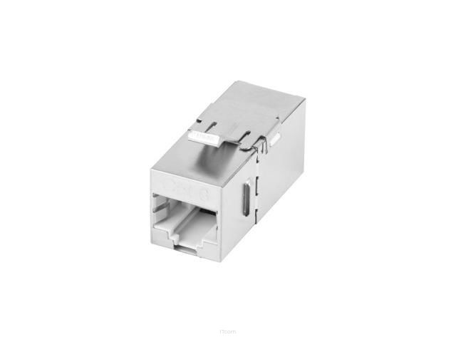 Łącznik Keystone Lanberg gniazdo RJ45 -> RJ45 FTP kat.5e 90 złączka sieciowa