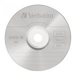 Płyta DVD-R Verbatim 16X 4.7GB (Slim 1) MATT SILVER - 2