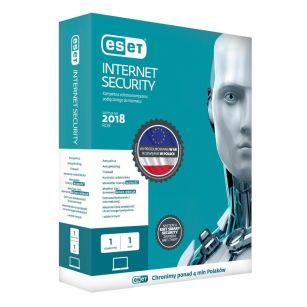 Oprogramowanie ESET Internet Security BOX 6U 36M przedłużenie