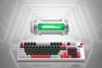 Klawiatura bezprzewodowa Monka STORM KG991W mechaniczna bluetooth + 2.4 GHz + kabel Gaming RGB - 5